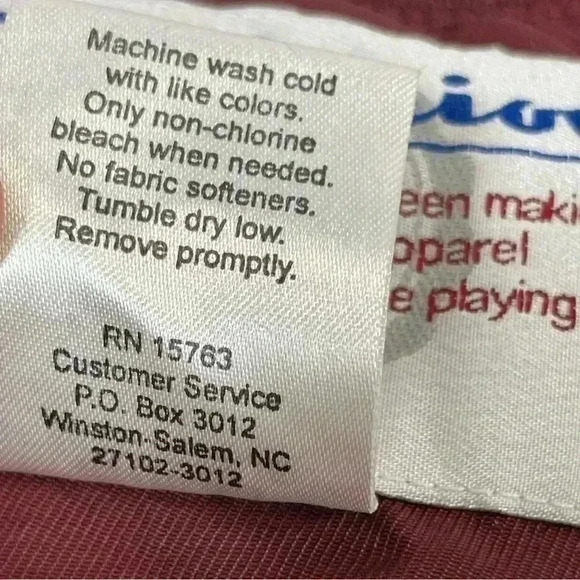 Champion Vintage 90s Adult M Pullover V-Neck Windbreaker Lined Jacket Maroon red - Picture 10 of 16